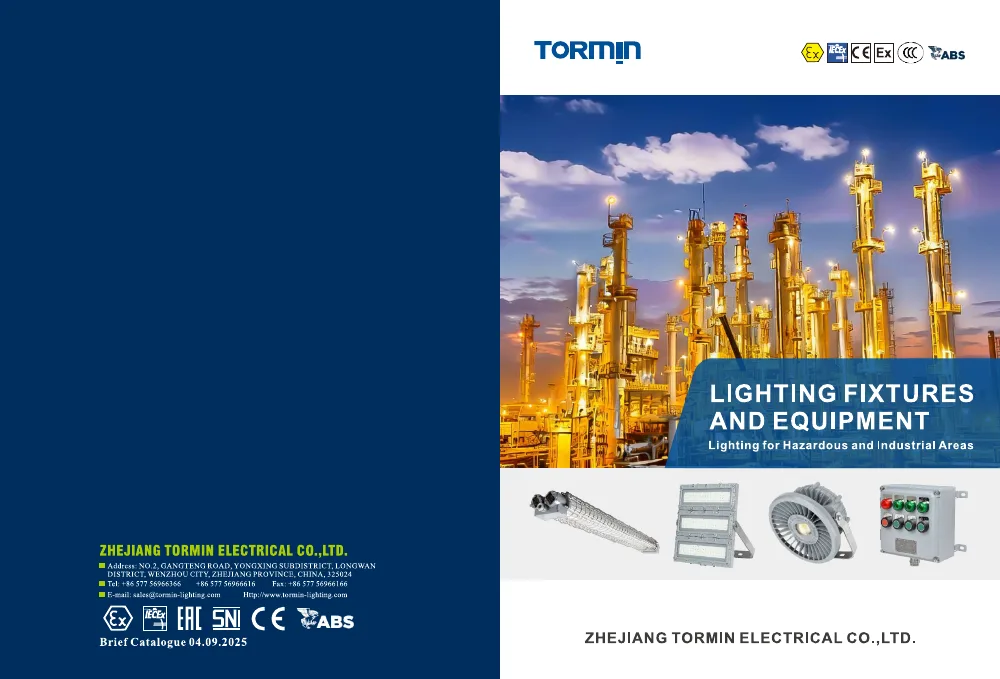 First page of the TORMIN product catalogue