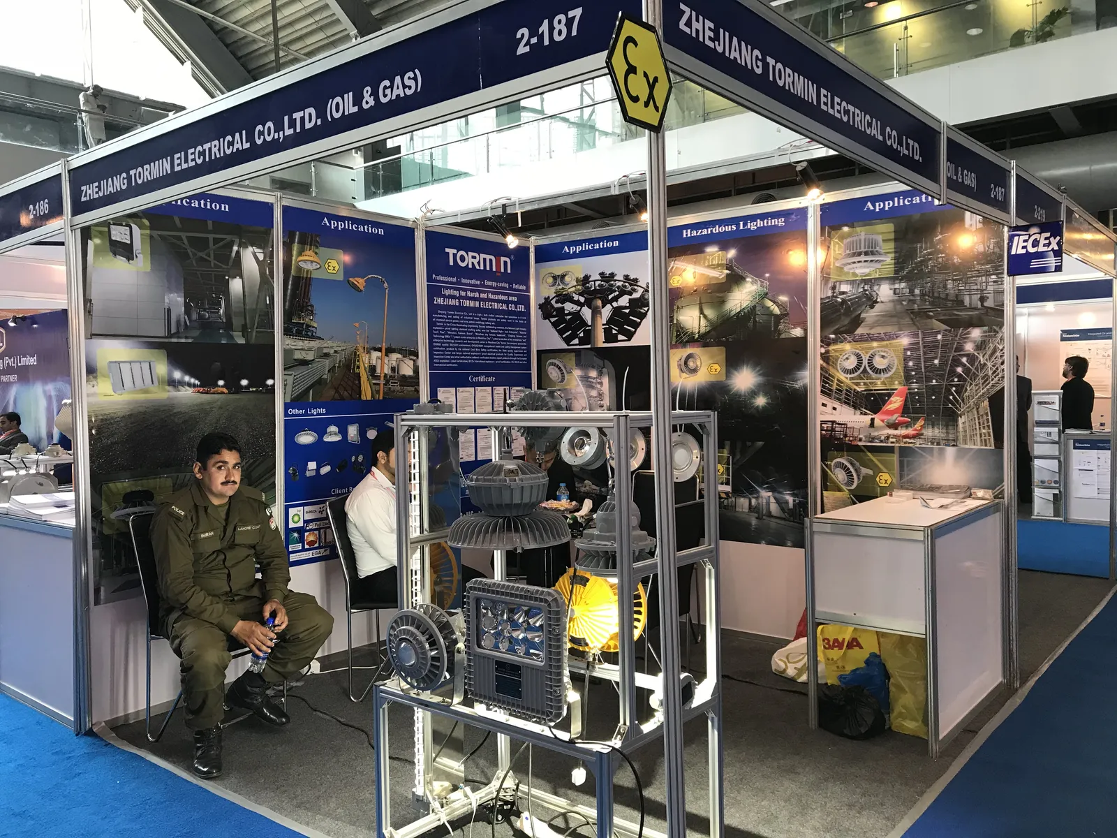 TORMIN exhibition display — POGEE 2018, Lahore, Pakistan.