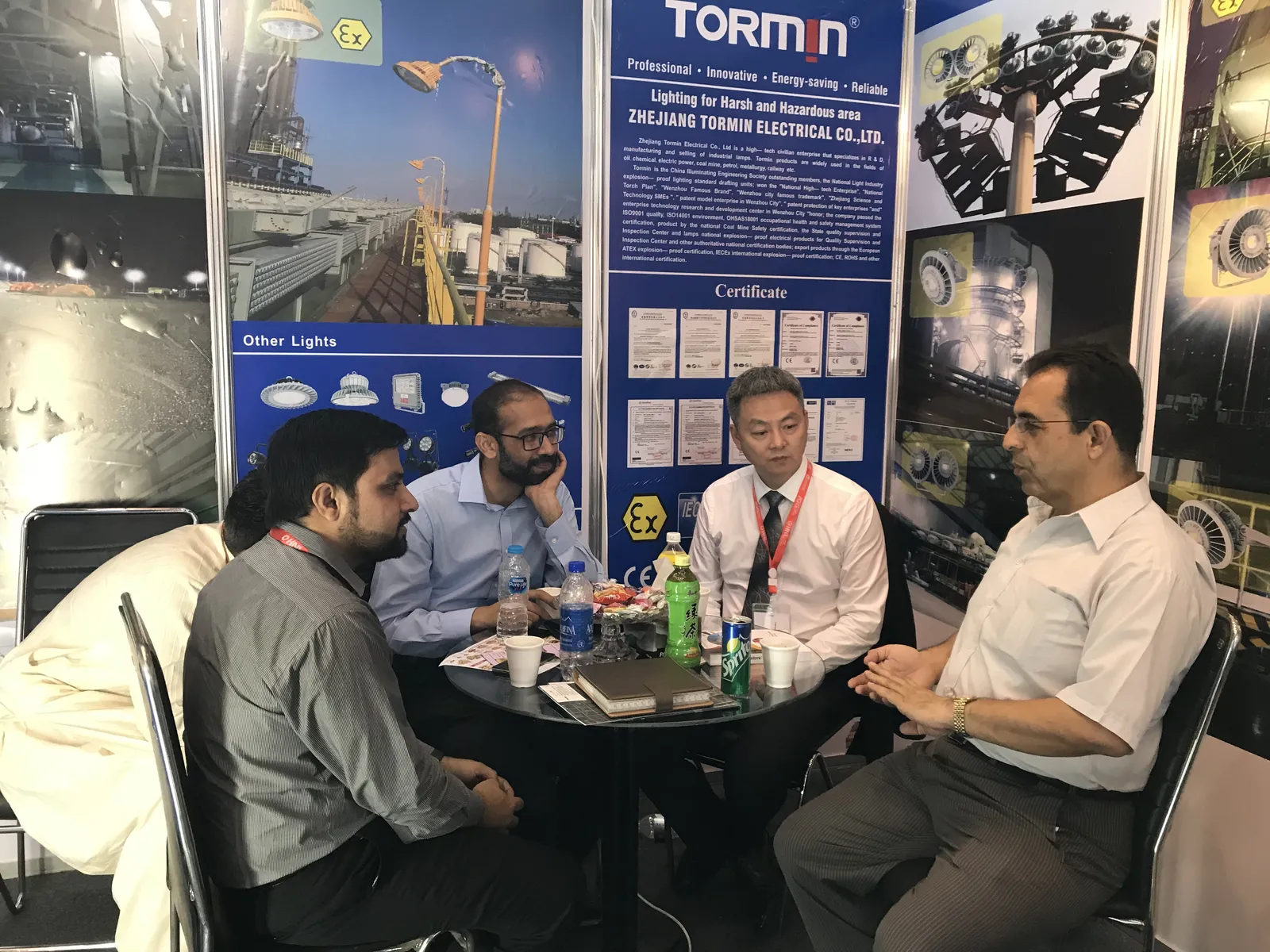 TORMIN exhibition display — POGEE 2018, Lahore, Pakistan.