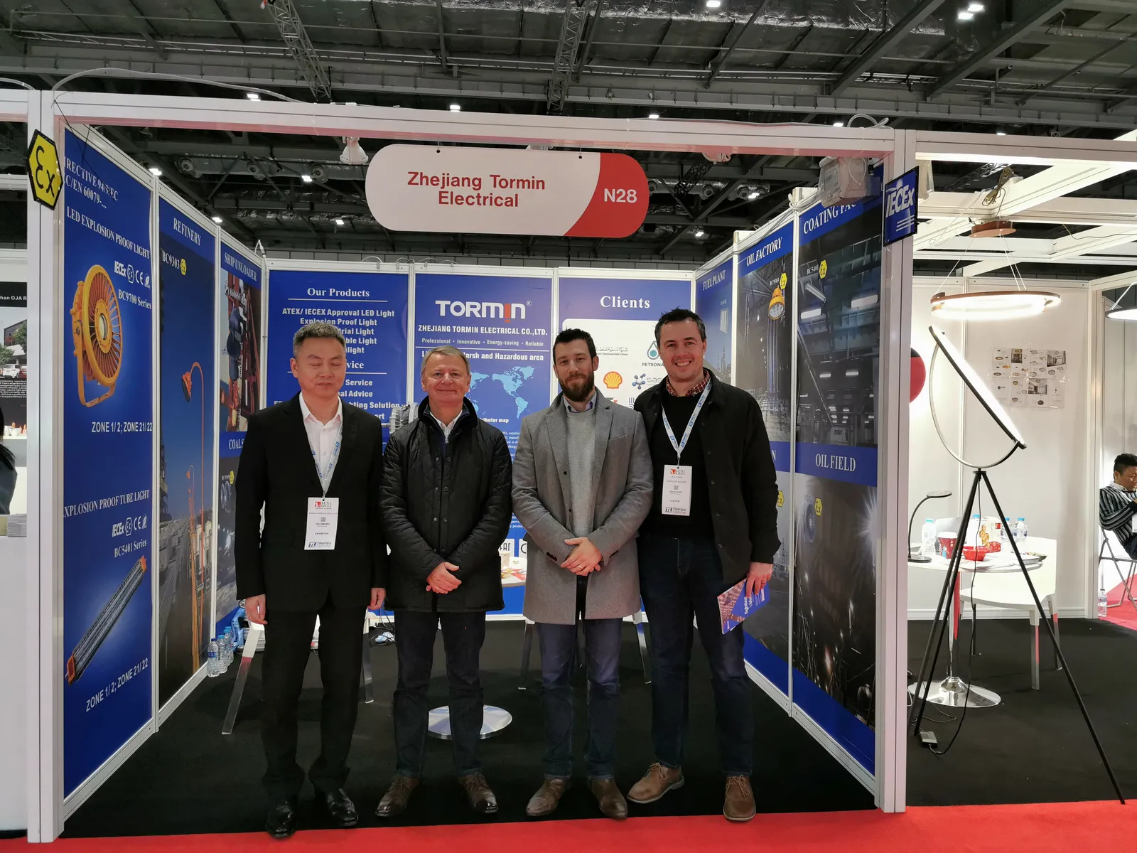 TORMIN exhibition display — LuxLive 2019, London, UK.