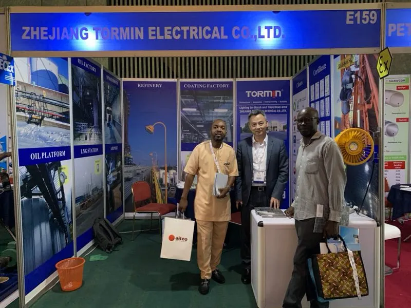 TORMIN exhibition display — Nigeria Oil & Gas 2019, Abuja, Nigeria.