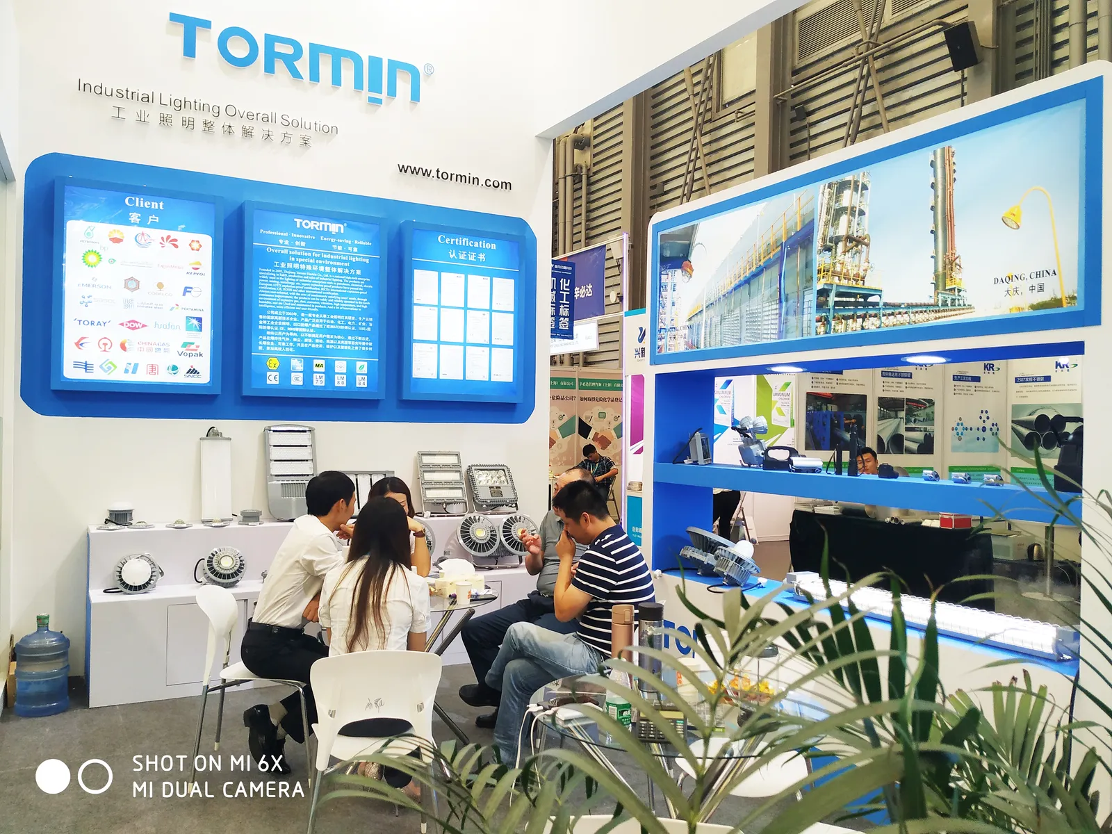 TORMIN exhibition display — ICIF China 2019, Shanghai, China.