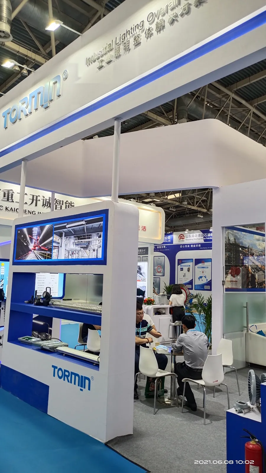 TORMIN exhibition display — Beijing CIPPE 2021, Beijing, China.