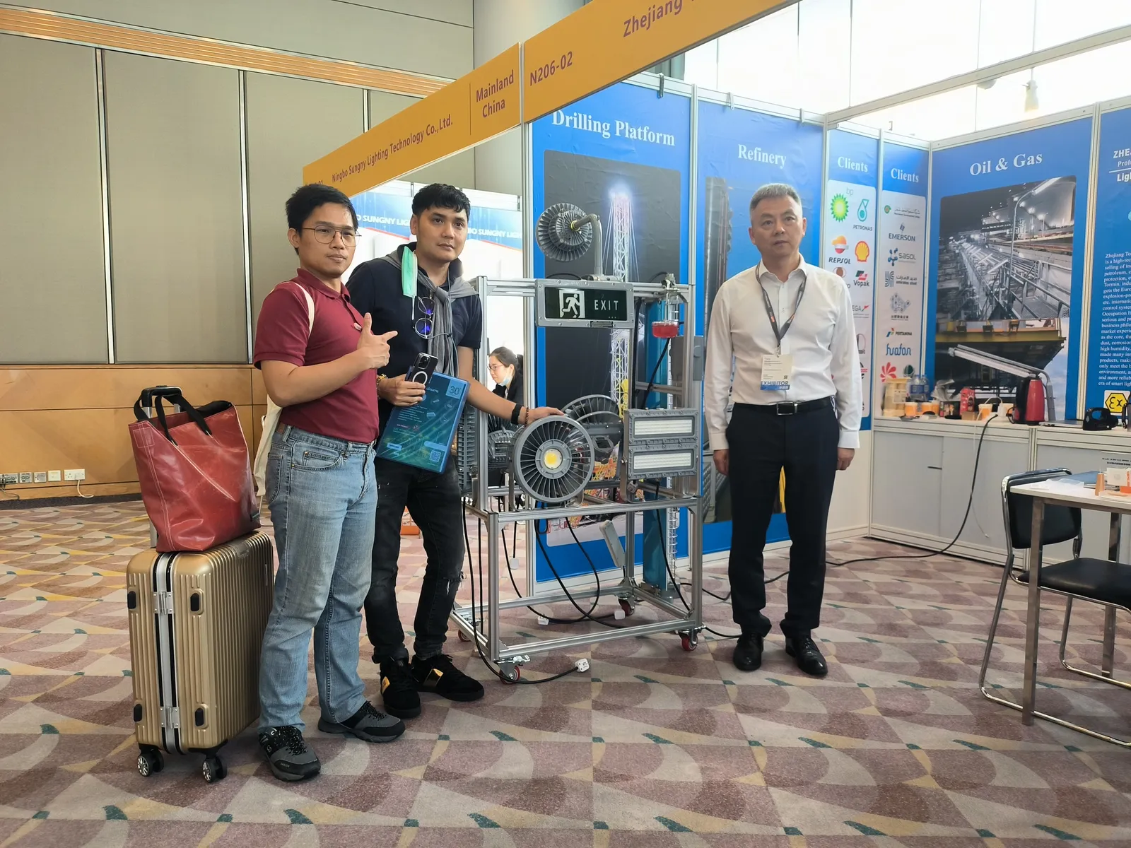 TORMIN exhibition display — Hong Kong Spring Lighting Fair 2023, Hong Kong, China.
