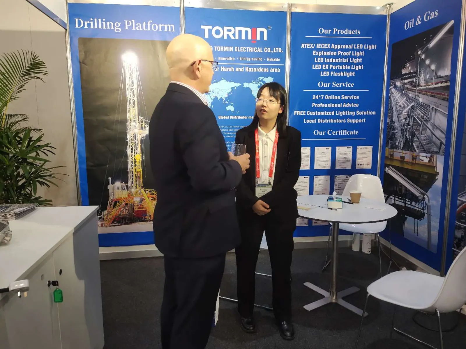 TORMIN exhibition display — APPEA 2023, Adelaide, Australia.