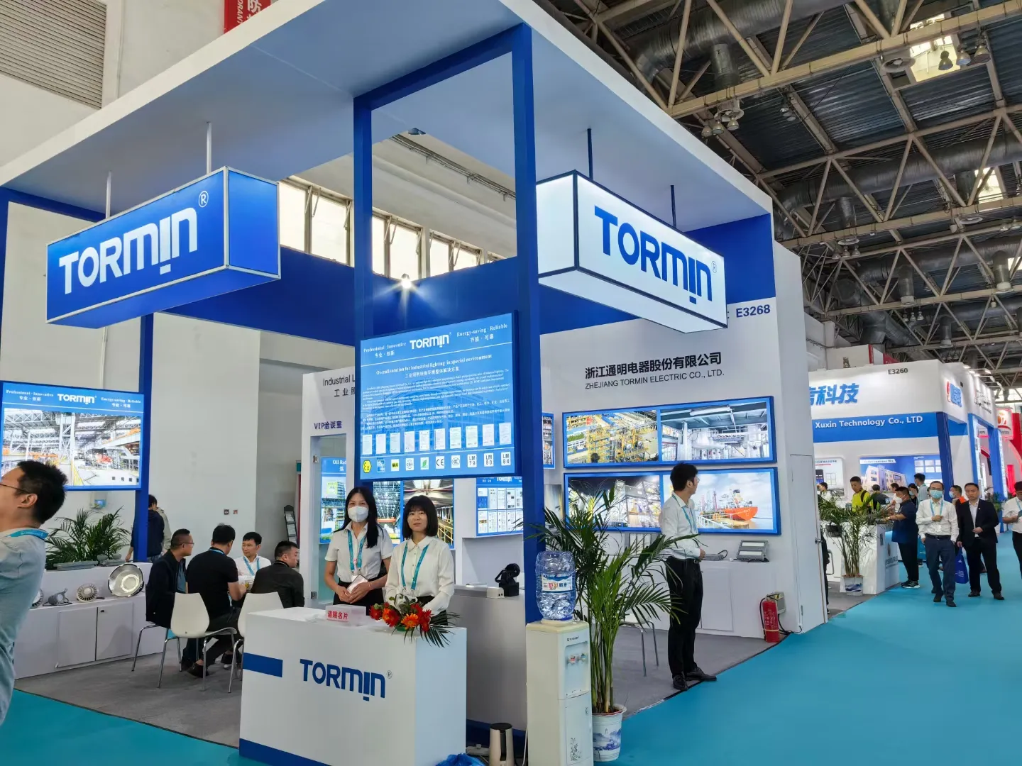 TORMIN exhibition display — Beijing CIPPE 2023, Beijing, China.