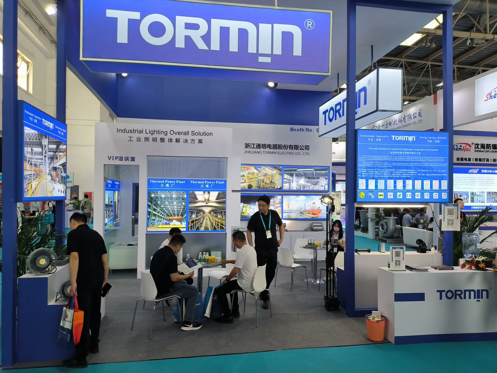 TORMIN exhibition display — Beijing CIPPE 2023, Beijing, China.