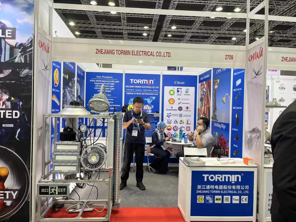 TORMIN exhibition display — OGA 2023, Kuala Lumpur, Malaysia.