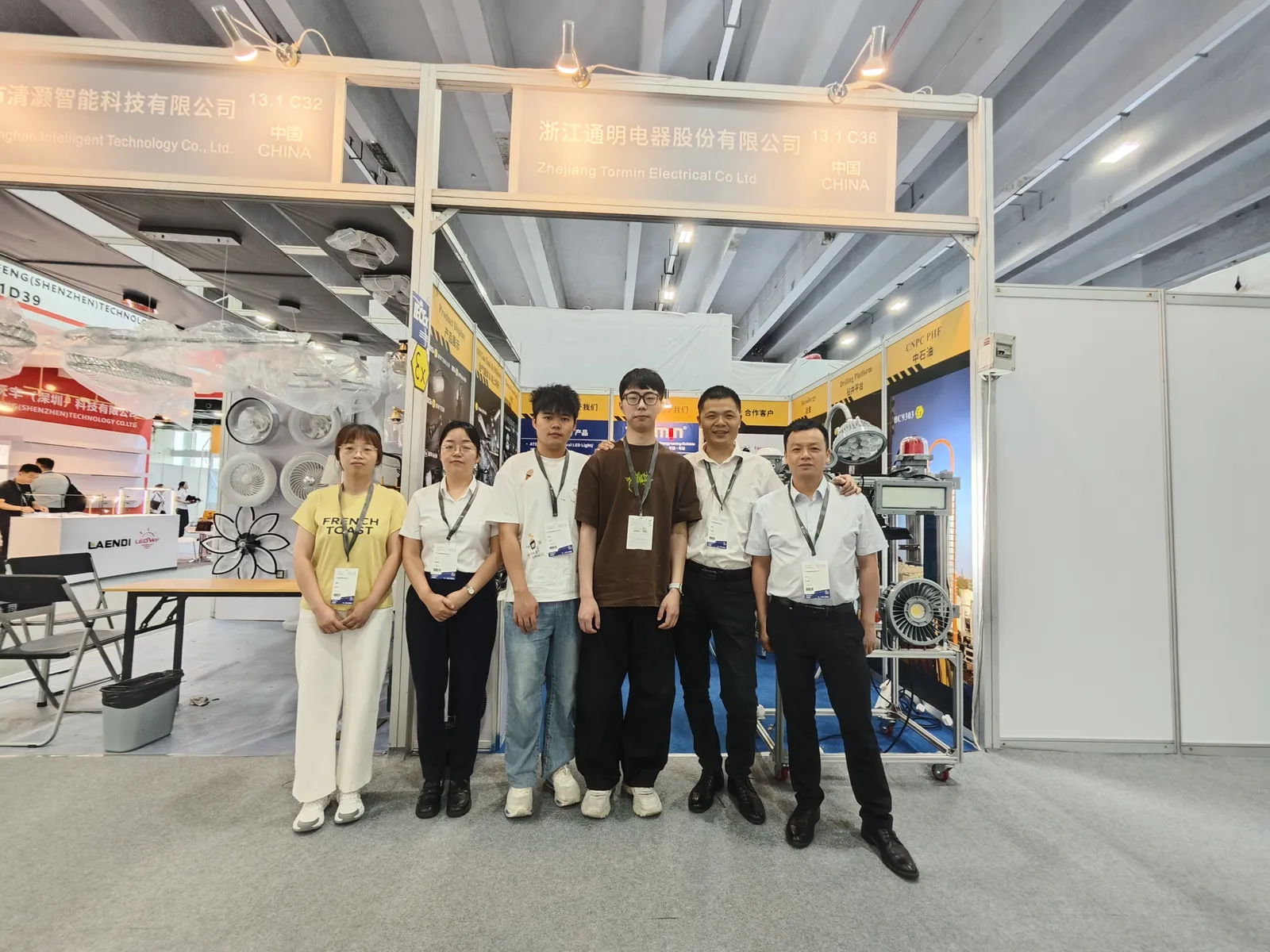 TORMIN exhibition display — GILE 2025, Guangzhou, China.