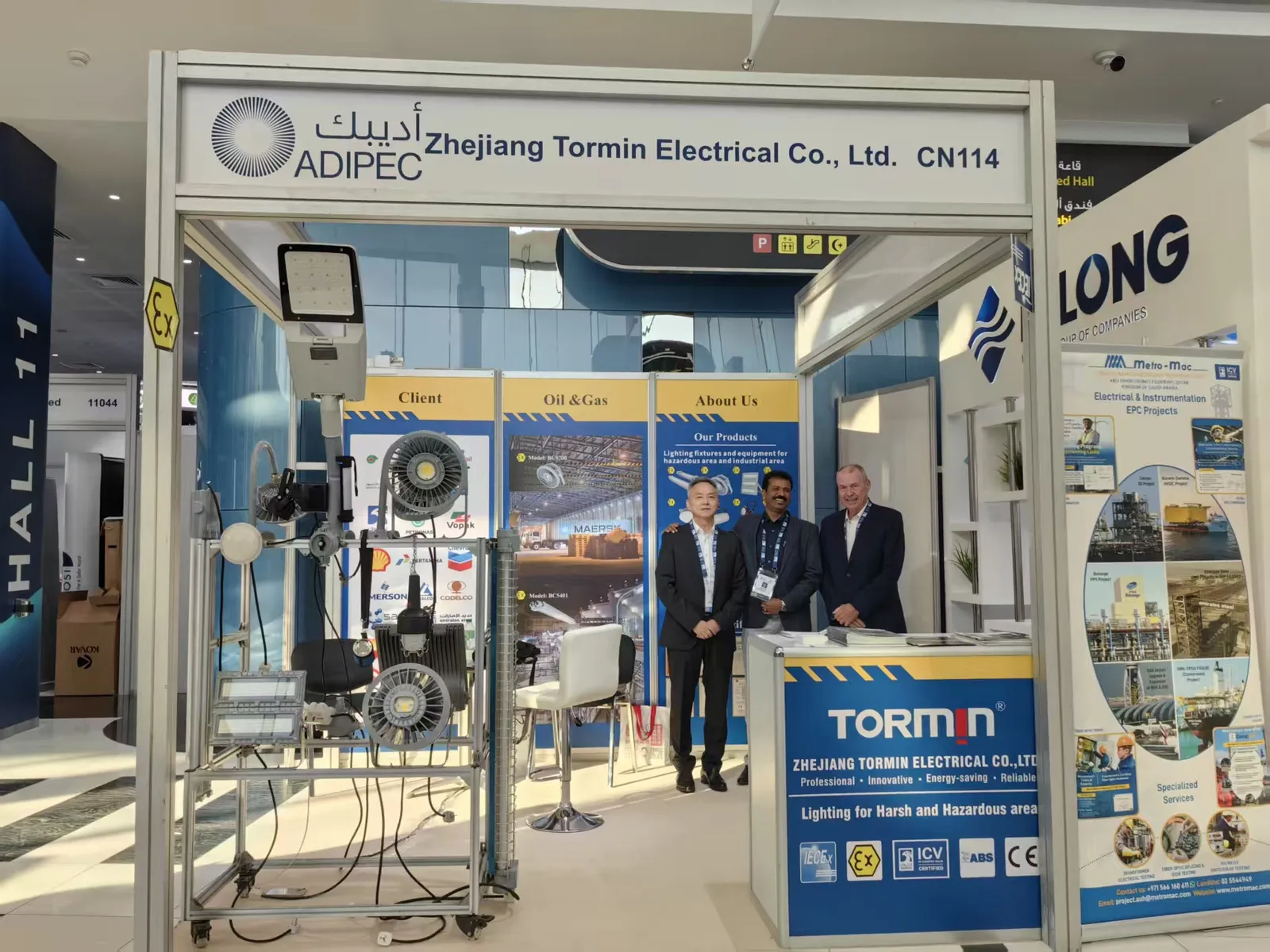 TORMIN stand CN114 at ADIPEC 2025.