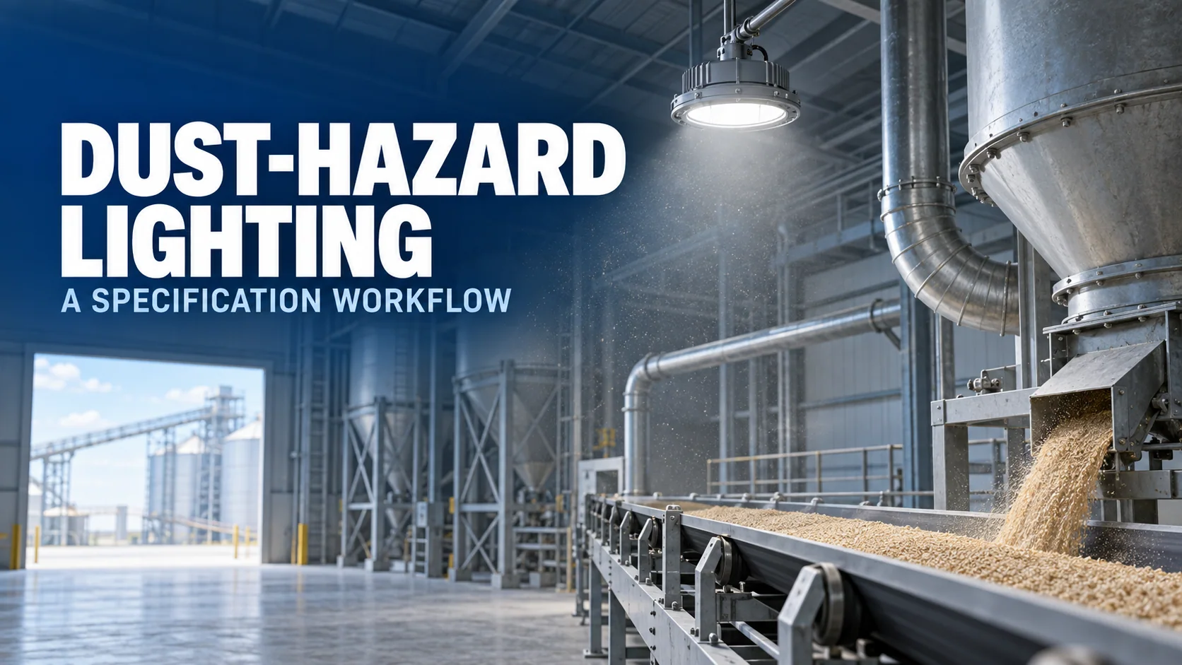 Explosion-Proof Lighting for Combustible-Dust Environments