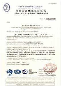 ISO 9001 2015 — company archive document