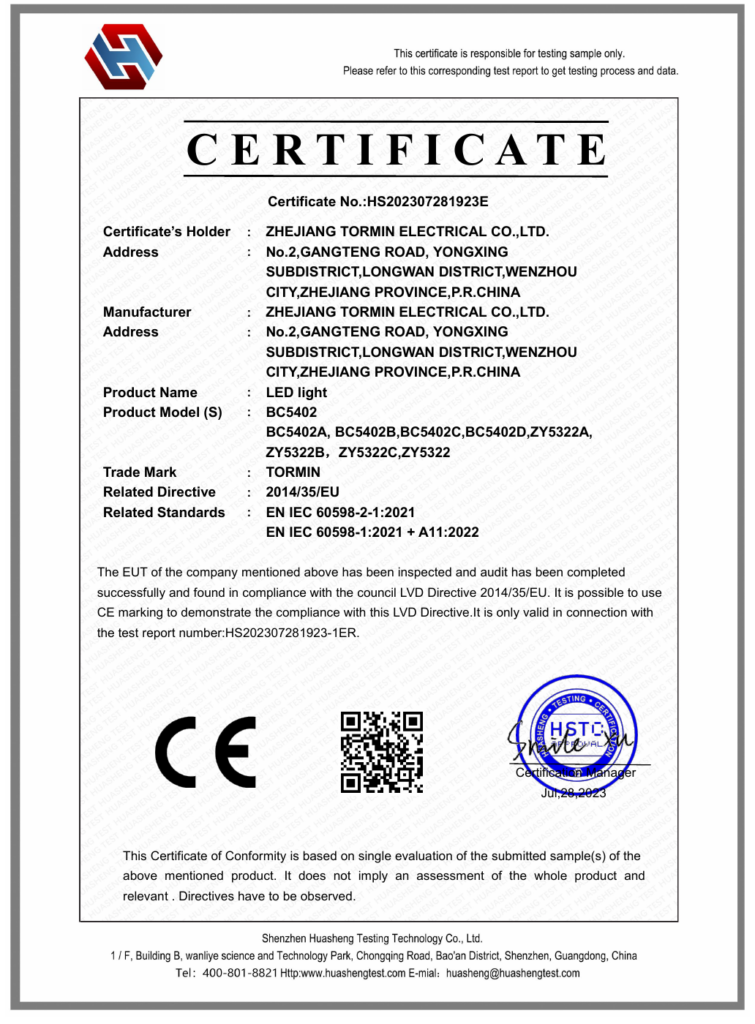 BC5402 / ZY5322 — CE LVD — HS202307281923E — first-page preview; open the complete PDF for all pages.