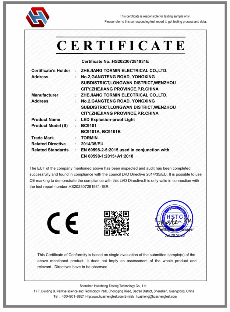 BC9101 — CE LVD — HS202307281931E — first-page preview; open the complete PDF for all pages.