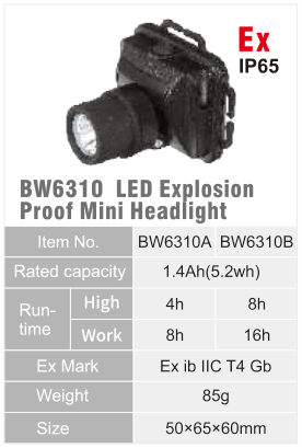 BW6310A / BW6310B original catalogue specification table; open the full-size image or download the catalogue for configuration details.