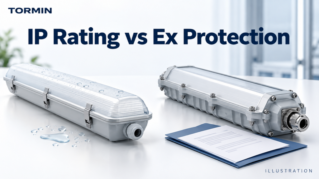 Does an IP Rating Mean a Light Is Explosion-Proof? — conceptual illustration