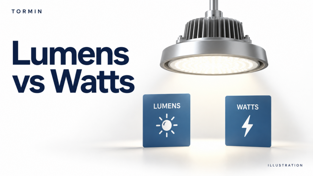Lumens vs Watts: A Simple Guide to LED Lighting — illustrative cover
