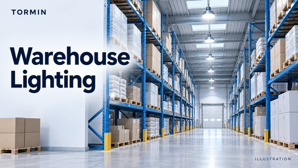 Warehouse Lighting: Plan Around the Work, Not Just the Floor — conceptual illustration
