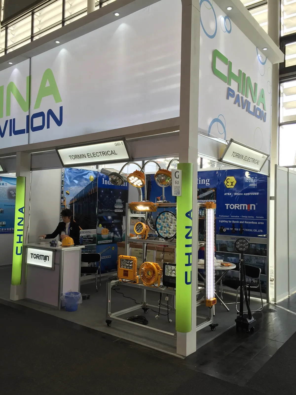 TORMIN display at the Hannover exhibition, 2015.