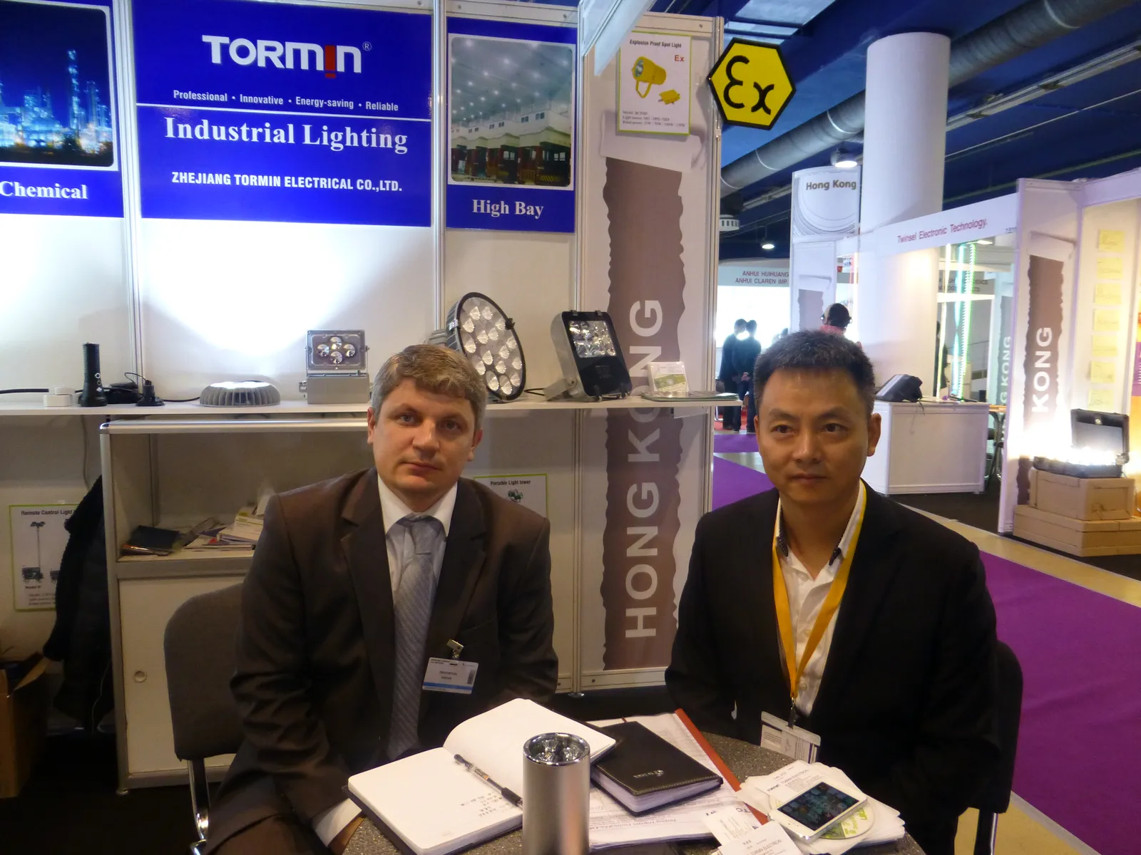 TORMIN display at the Moscow lighting exhibition, 2013.