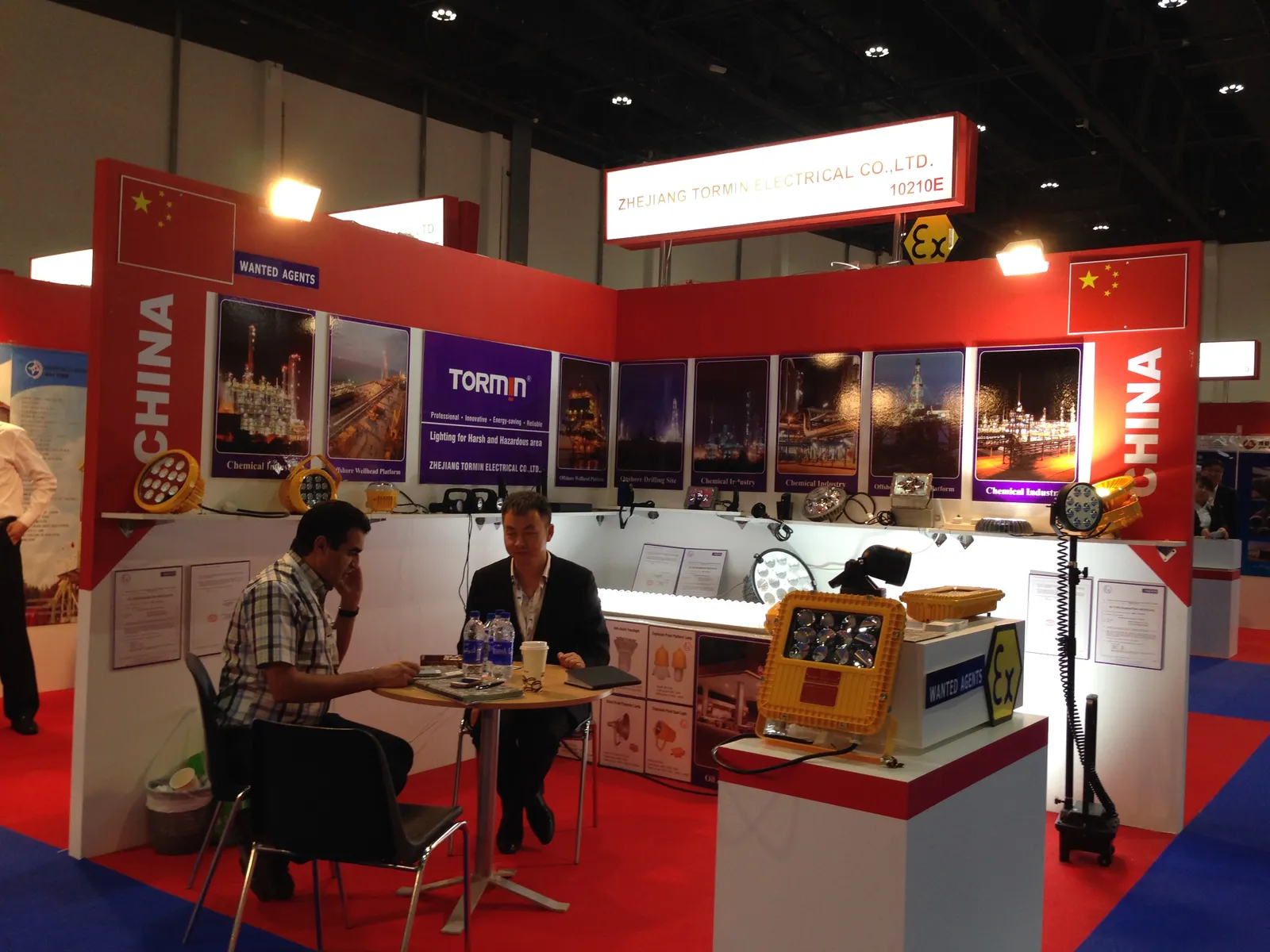 TORMIN display at the Abu Dhabi exhibition, 2014.
