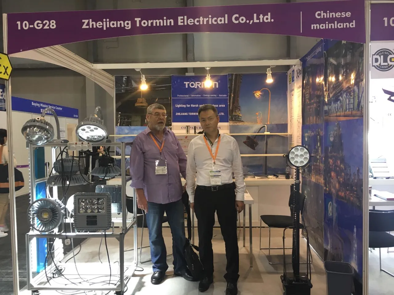 TORMIN display at the Hong Kong autumn outdoor lighting exhibition, 2016.