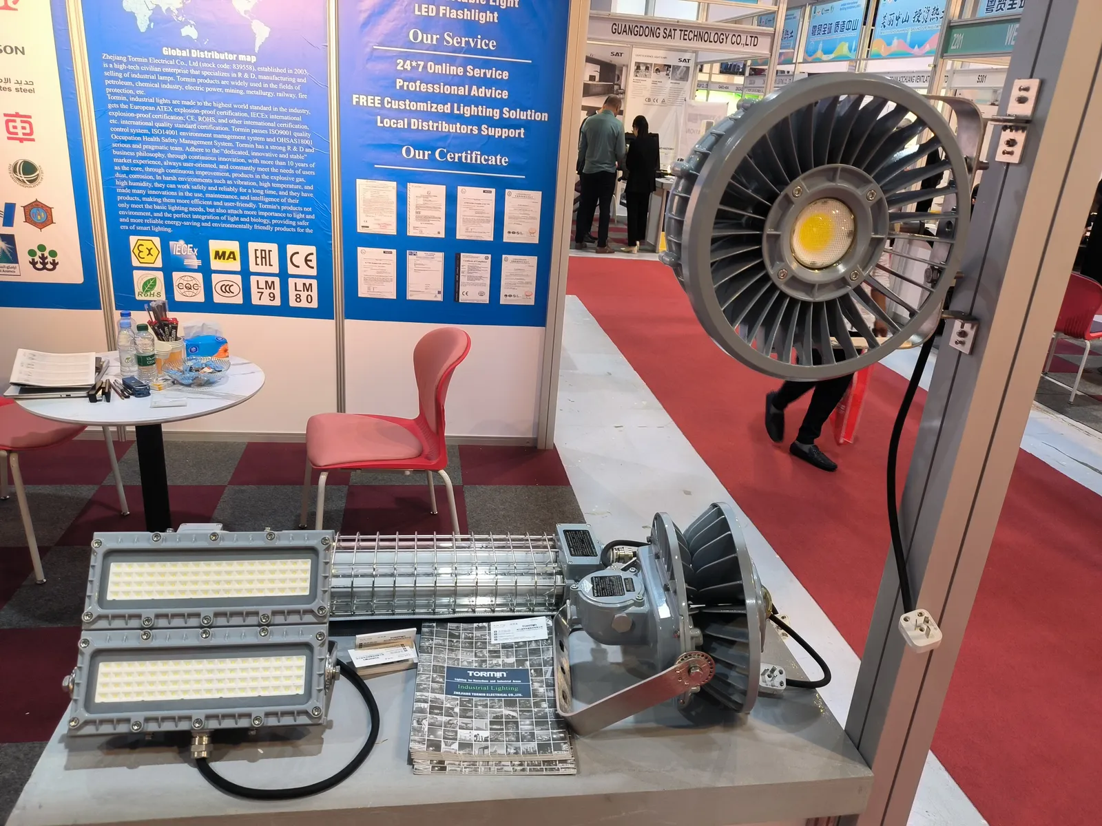 TORMIN exhibition display — Jeddah Exhibition 2023, Jeddah, Saudi Arabia.