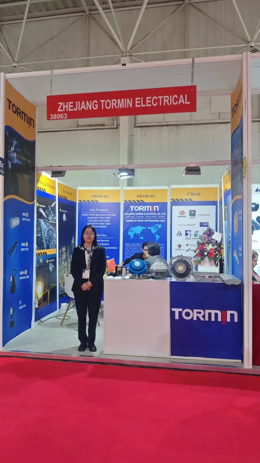 TORMIN lighting display in Iran, 2024.